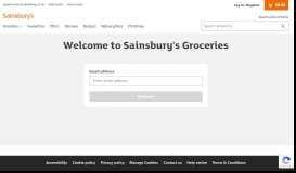 sainsbury log in|Sainsbury's.